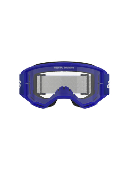 Alpinestars Crossbril Vision 3 Wordmark Blue Clear