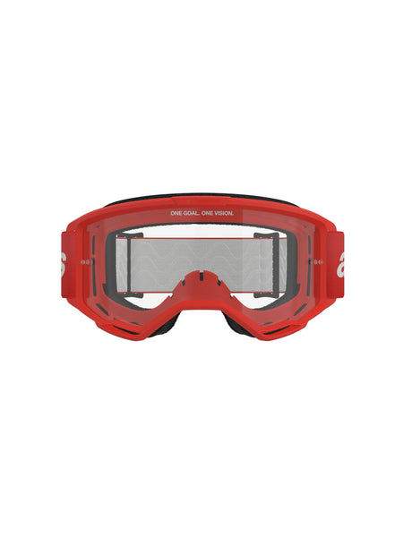 Alpinestars Crossbril Vision 3 Wordmark Red Clear