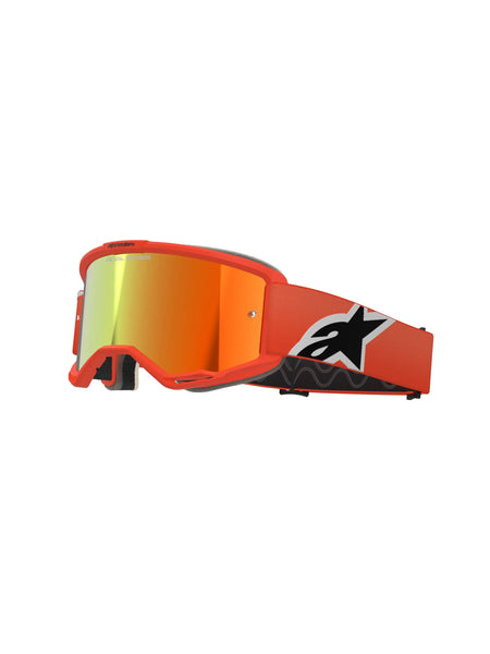 Alpinestars Crossbril Vision 5 Corp Orange Mirror-Red