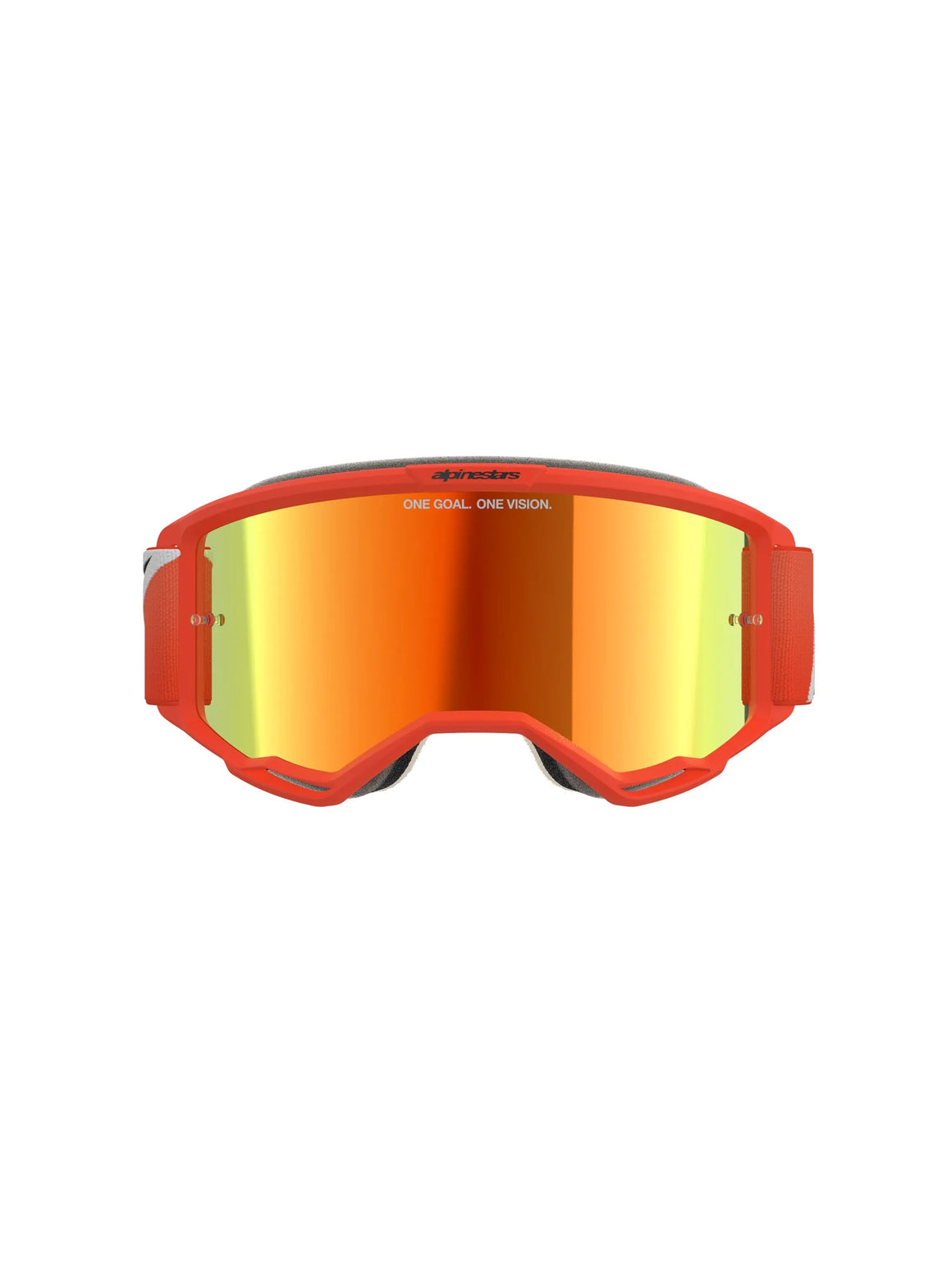 Alpinestars Crossbril Vision 5 Corp Orange Mirror-Red