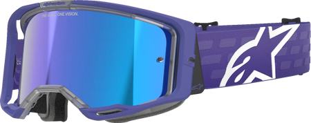 Alpinestars Crossbril Vision 8 Corp Purple Mirror-Blue