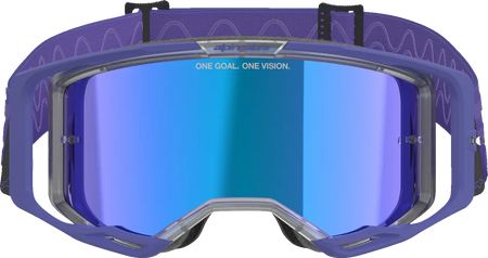 Alpinestars Crossbril Vision 8 Corp Purple Mirror-Blue