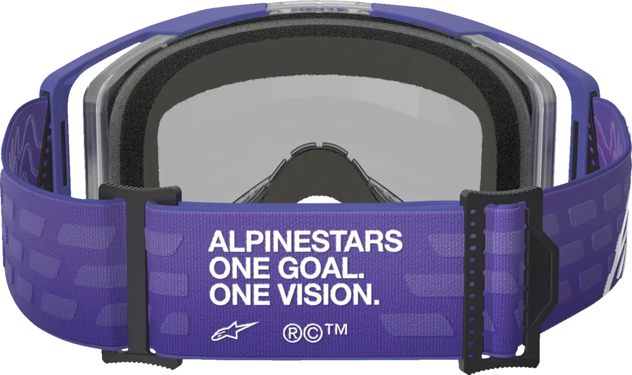 Alpinestars Crossbril Vision 8 Corp Purple Mirror-Blue