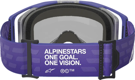 Alpinestars Crossbril Vision 8 Corp Purple Mirror-Blue