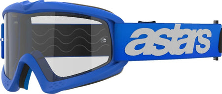 Alpinestars Crossbril Youth Vision Blaze Blue Clear
