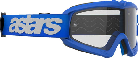 Alpinestars Crossbril Youth Vision Blaze Blue Clear