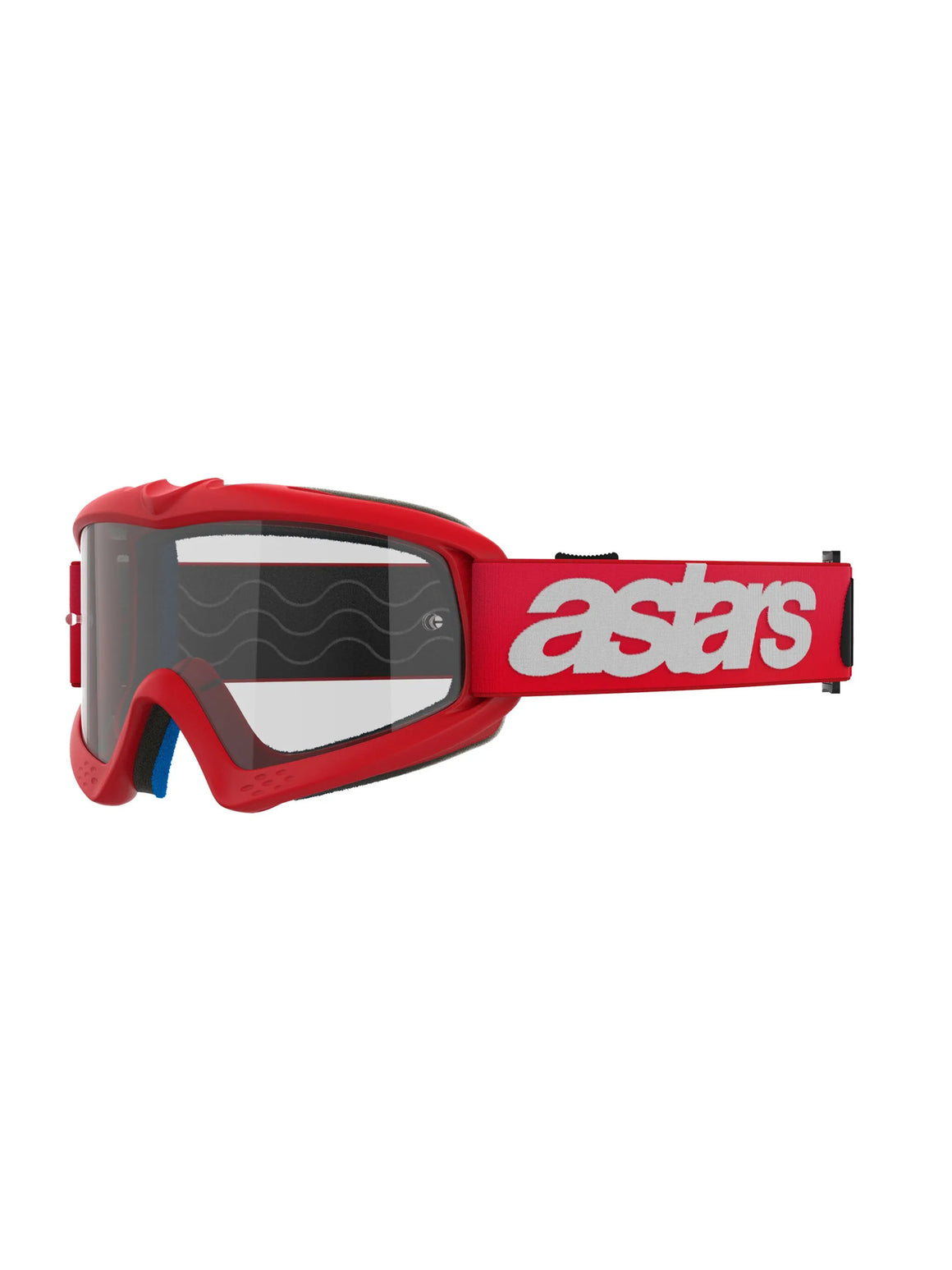 Alpinestars Crossbril Youth Vision Blaze Red Clear
