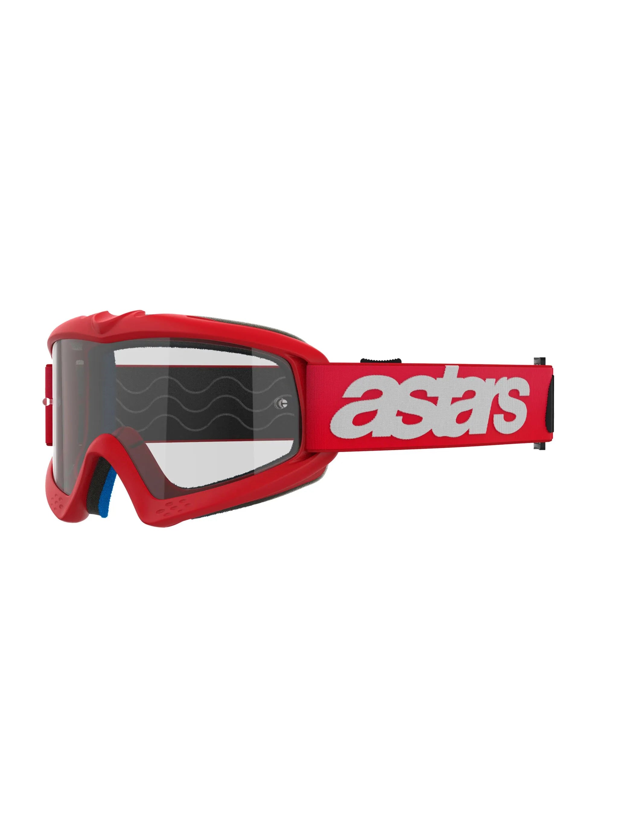 Alpinestars Crossbril Youth Vision Blaze Red Clear