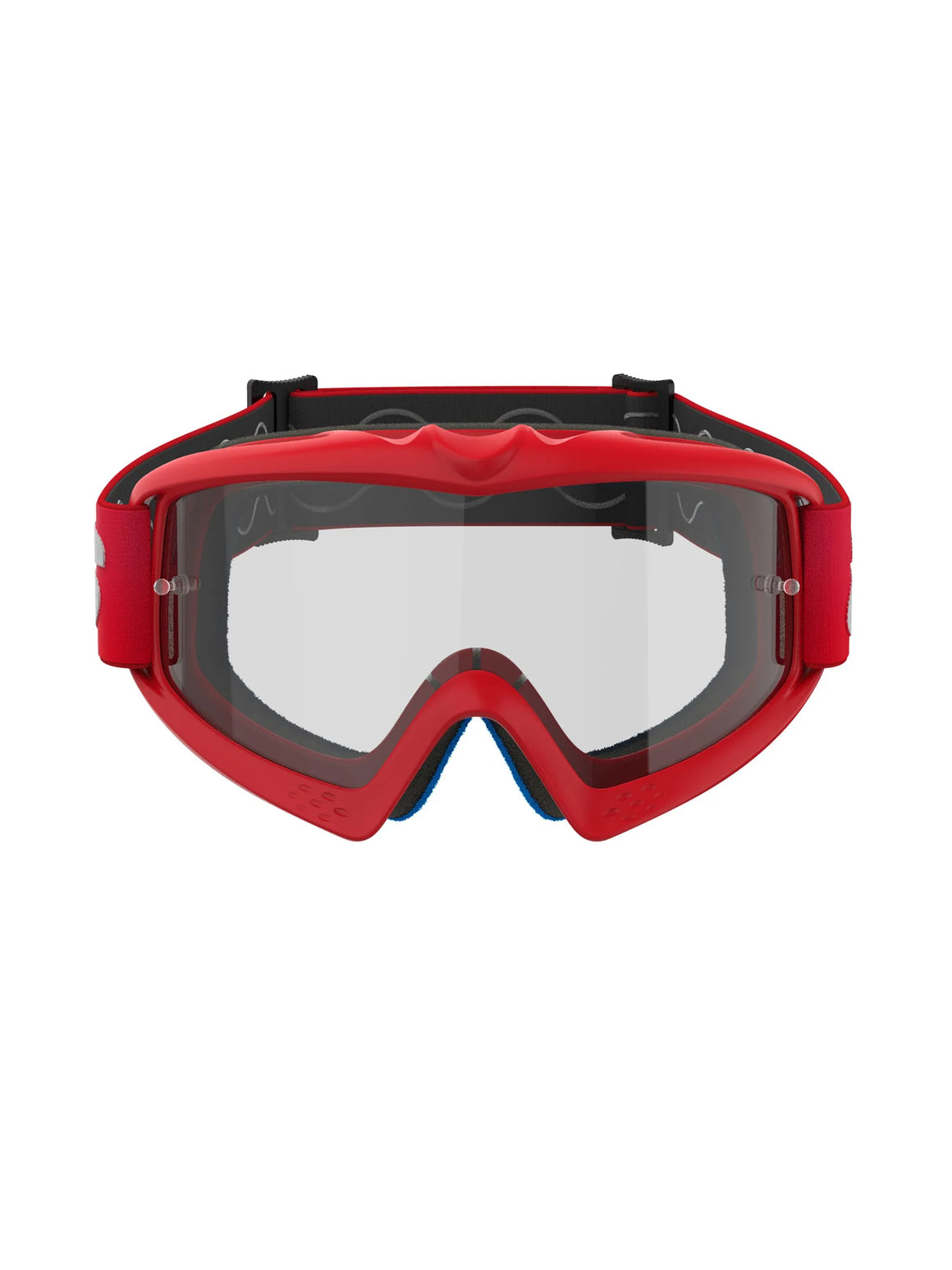Alpinestars Crossbril Youth Vision Blaze Red Clear