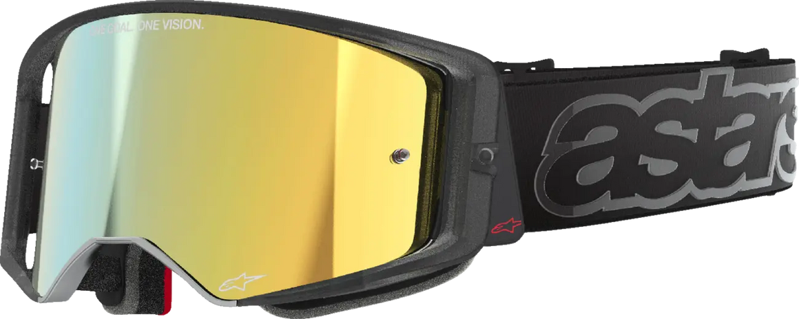Alpinestars Crossbril Supertech Vista Black Mirror-Gold