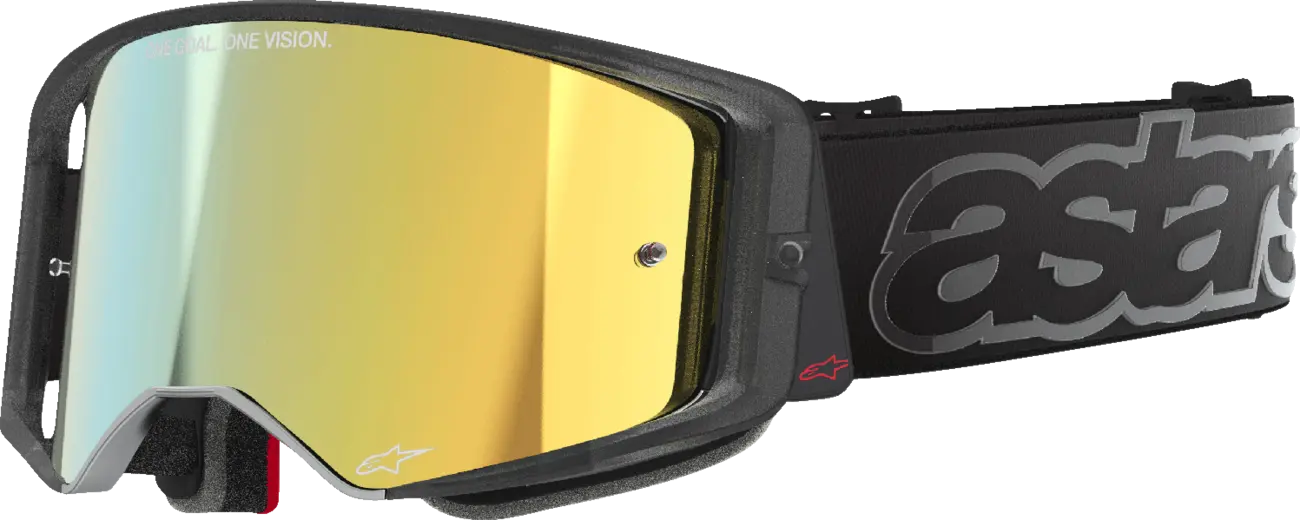 Alpinestars Crossbril Supertech Vista Black Mirror-Gold