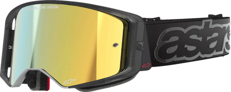Alpinestars Crossbril Supertech Vista Black Mirror-Gold