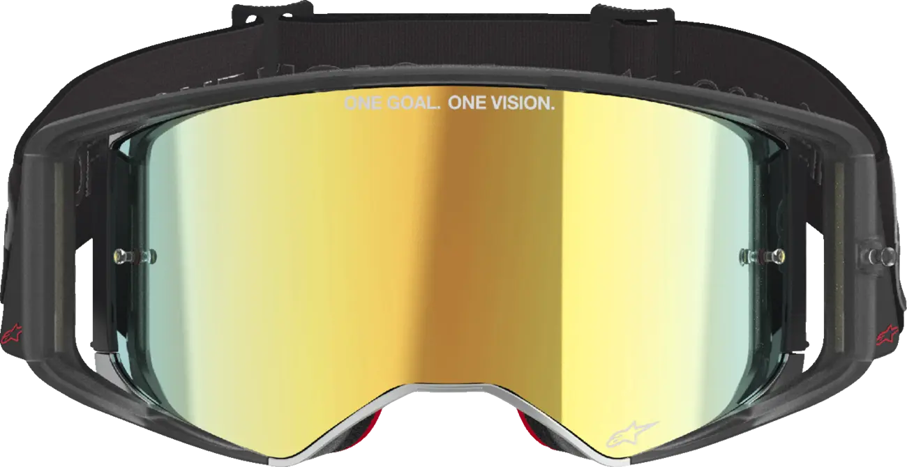 Alpinestars Crossbril Supertech Vista Black Mirror-Gold