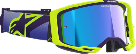 Alpinestars Crossbril Vision 8 Corp Purple/Ylwpnk/Mirror Gold