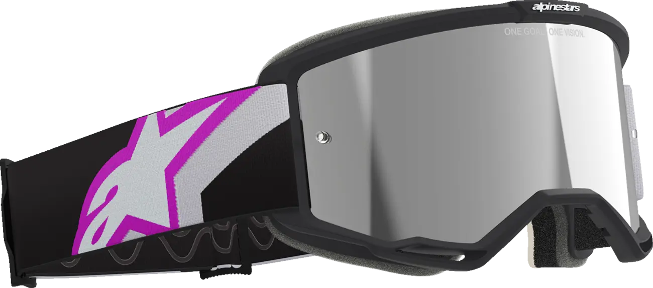 Alpinestars Crossbril Vision 5 Corp Light Gray/Purple/Mirror Silver