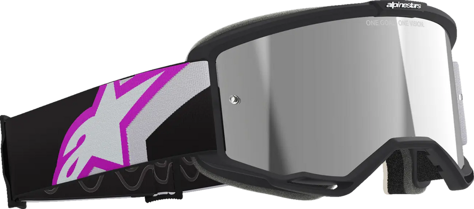 Alpinestars Crossbril Vision 5 Corp Light Gray/Purple/Mirror Silver