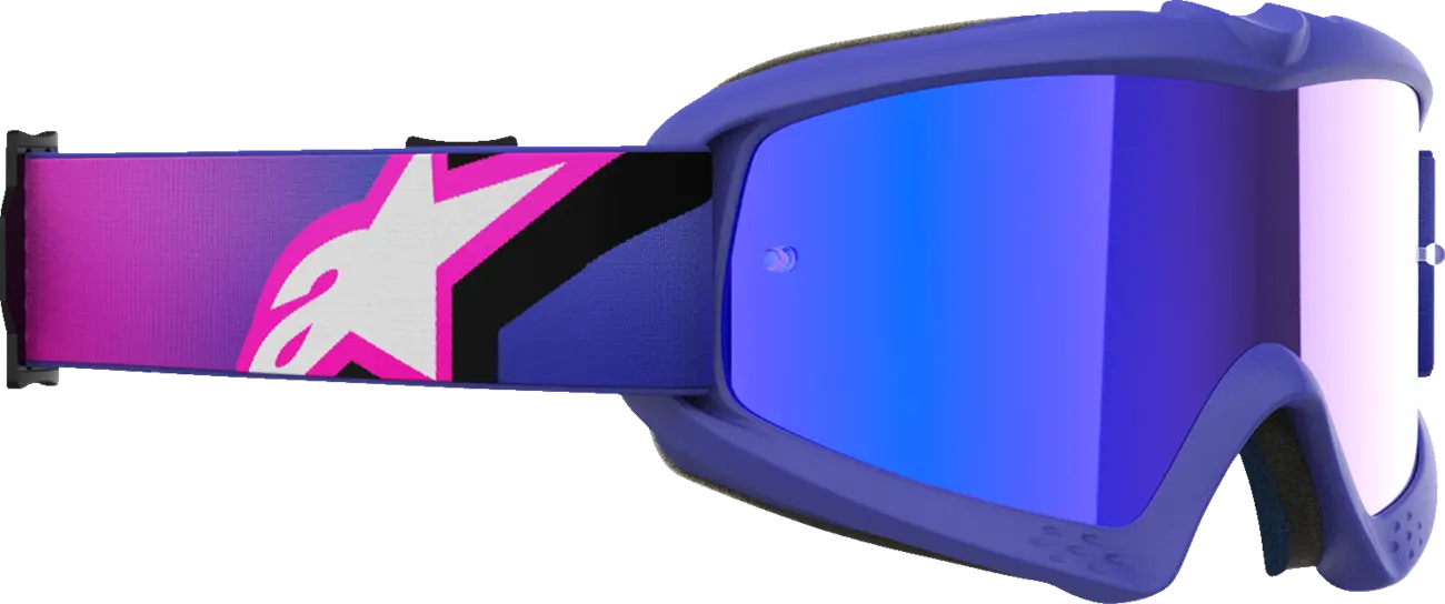 Alpinestars Crossbril Youth Vision Corp Purple Fluo/Pink/Mirror Blue