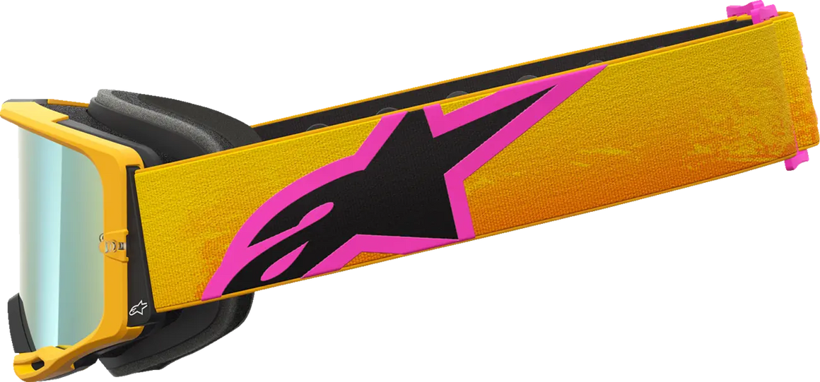 Alpinestars Crossbril Vision 8 Corp Orange/Yellow/Pink Mirror-Gold