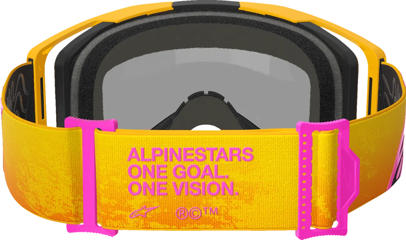 Alpinestars Crossbril Vision 8 Corp Orange/Yellow/Pink Mirror-Gold