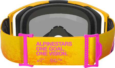 Alpinestars Crossbril Vision 8 Corp Orange/Yellow/Pink Mirror-Gold