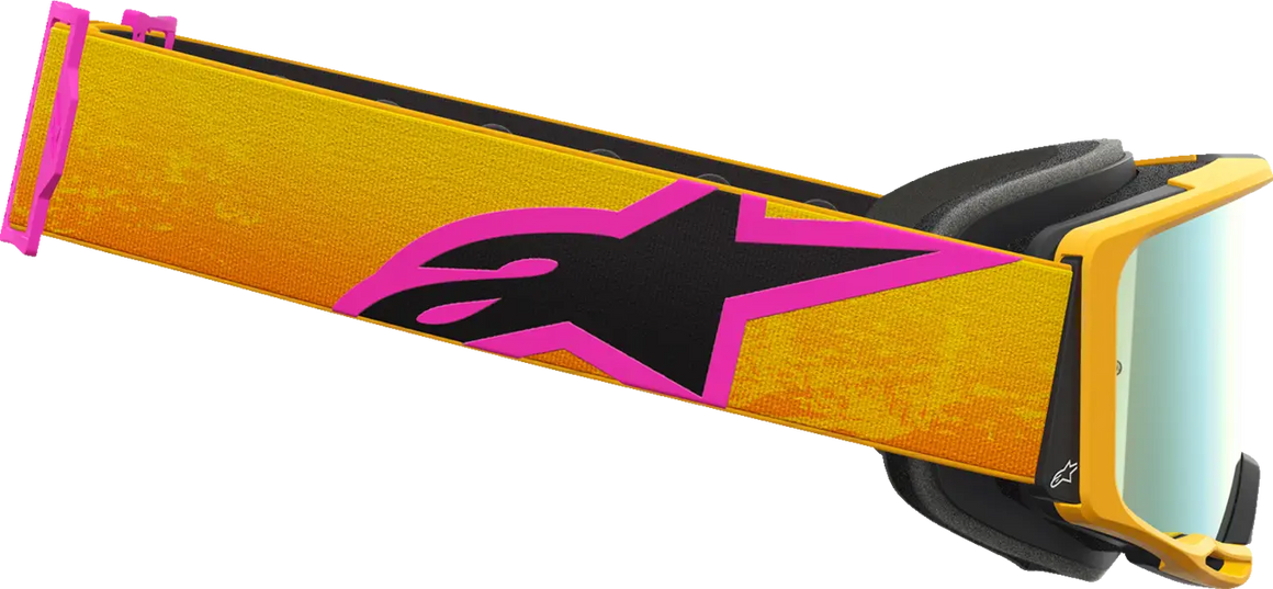 Alpinestars Crossbril Vision 8 Corp Orange/Yellow/Pink Mirror-Gold