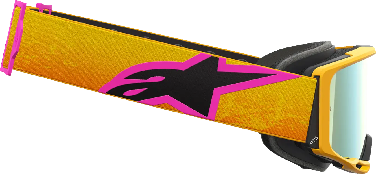 Alpinestars Crossbril Vision 8 Corp Orange/Yellow/Pink Mirror-Gold