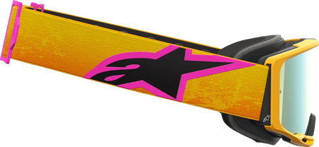 Alpinestars Crossbril Vision 8 Corp Orange/Yellow/Pink Mirror-Gold