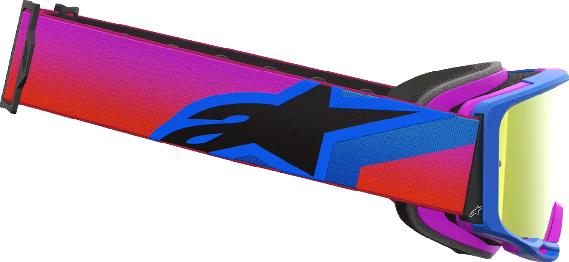 Alpinestars Crossbril Vision 8 Corp Blue/Purple/Orange Mirror-Red