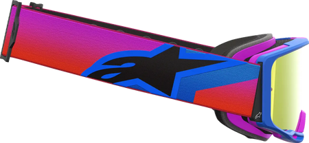 Alpinestars Crossbril Vision 8 Corp Blue/Purple/Orange Mirror-Red