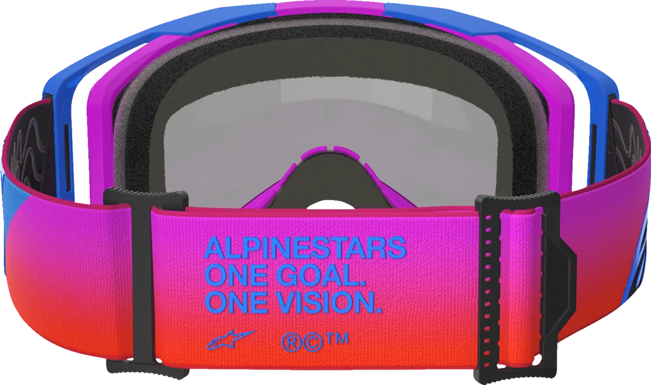 Alpinestars Crossbril Vision 8 Corp Blue/Purple/Orange Mirror-Red