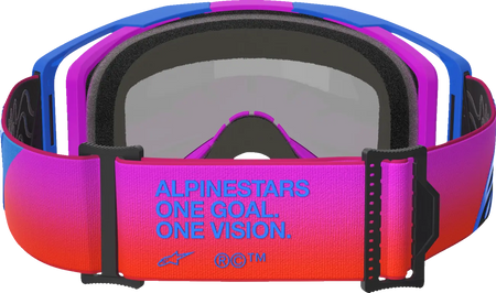 Alpinestars Crossbril Vision 8 Corp Blue/Purple/Orange Mirror-Red