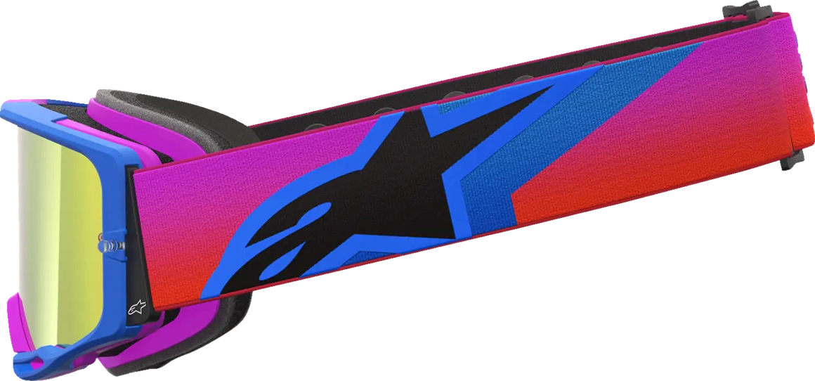 Alpinestars Crossbril Vision 8 Corp Blue/Purple/Orange Mirror-Red