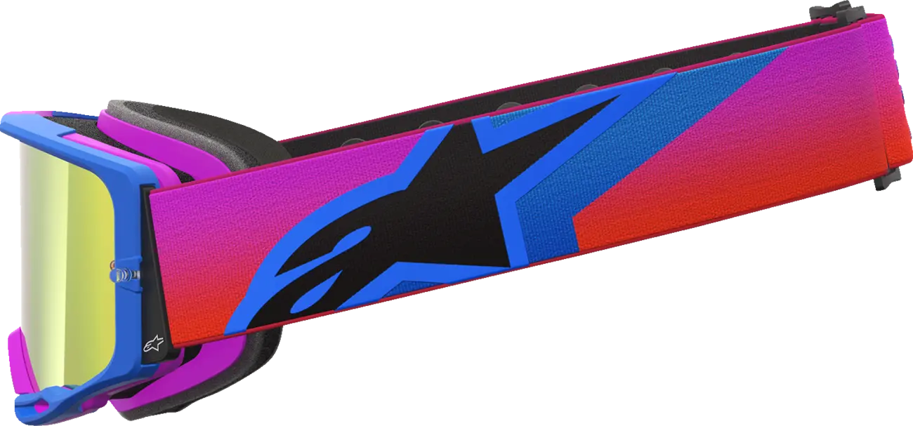 Alpinestars Crossbril Vision 8 Corp Blue/Purple/Orange Mirror-Red