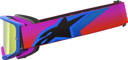 Alpinestars Crossbril Vision 8 Corp Blue/Purple/Orange Mirror-Red