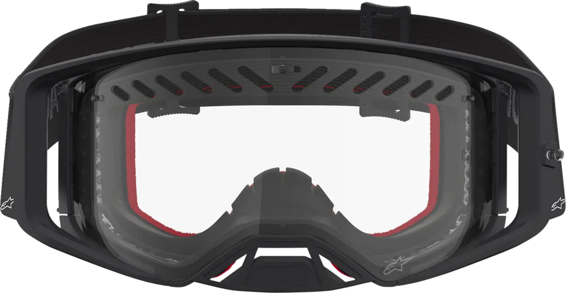 Alpinestars Crossbril Supertech Dura Air Fluid Black/Silver/Clear