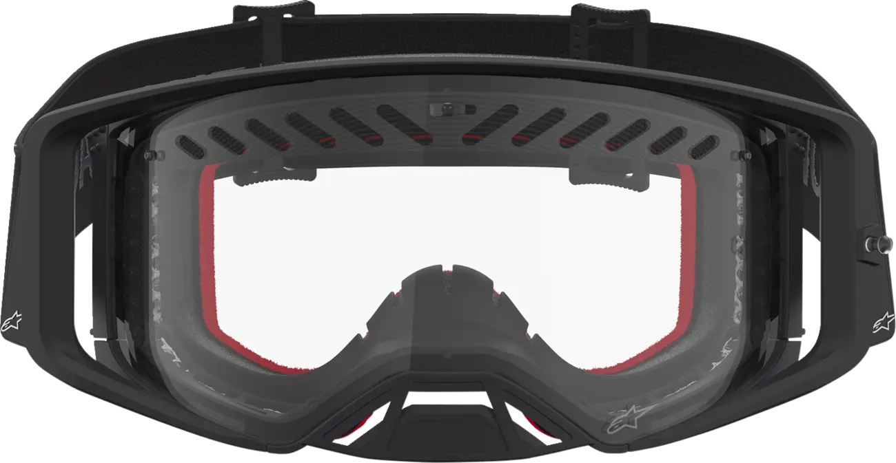 Alpinestars Crossbril Supertech Dura Air Fluid Black/Silver/Clear