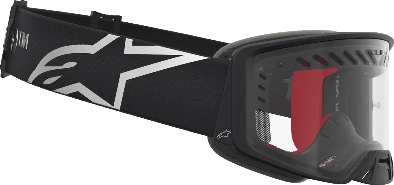 Alpinestars Crossbril Supertech Dura Air Fluid Black/Silver/Clear