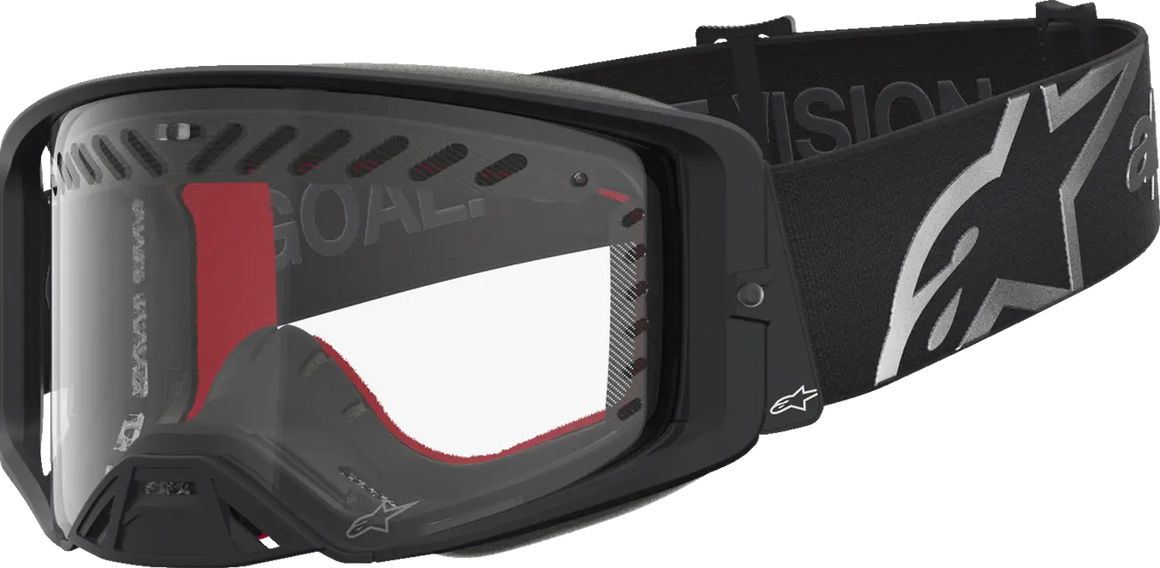 Alpinestars Crossbril Supertech Dura Air Fluid Black/Silver/Clear