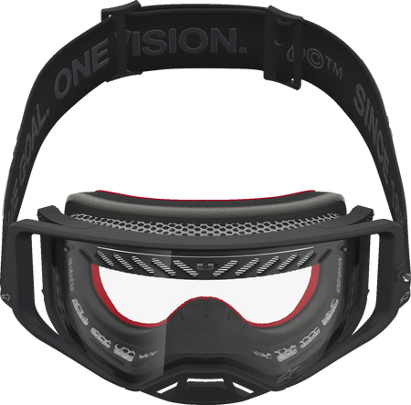 Alpinestars Crossbril Supertech Dura Air Fluid Black/Silver/Clear