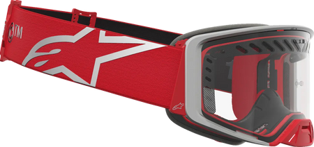 Alpinestars Crossbril Supertech Dura Air Fluid Red/Silver/Clear