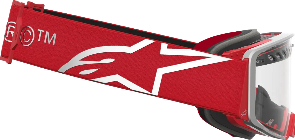 Alpinestars Crossbril Supertech Dura Air Fluid Red/Silver/Clear