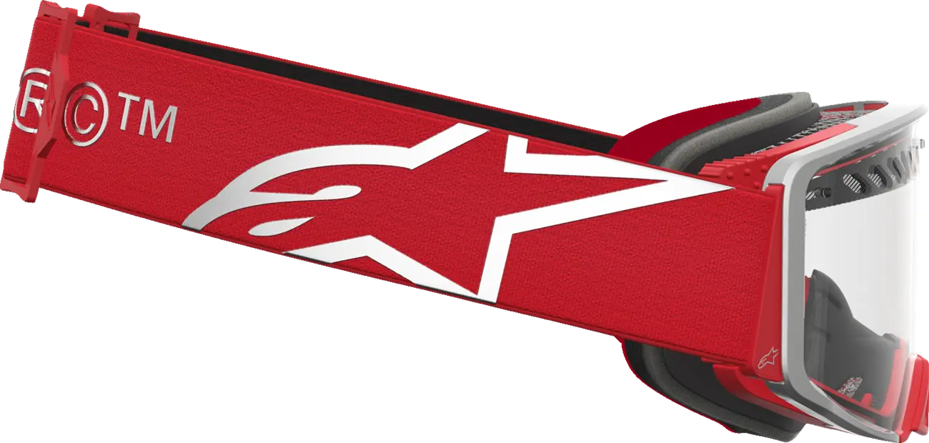 Alpinestars Crossbril Supertech Dura Air Fluid Red/Silver/Clear