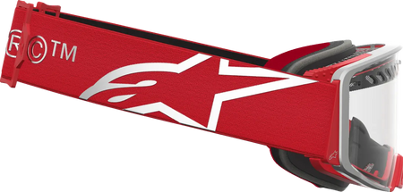 Alpinestars Crossbril Supertech Dura Air Fluid Red/Silver/Clear