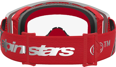 Alpinestars Crossbril Supertech Dura Air Fluid Red/Silver/Clear