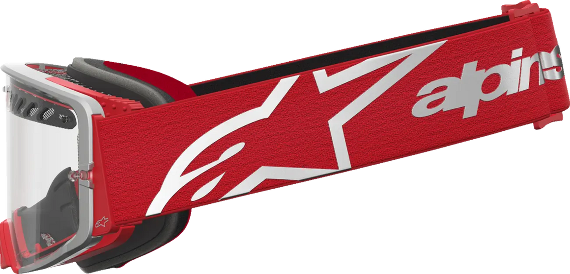 Alpinestars Crossbril Supertech Dura Air Fluid Red/Silver/Clear