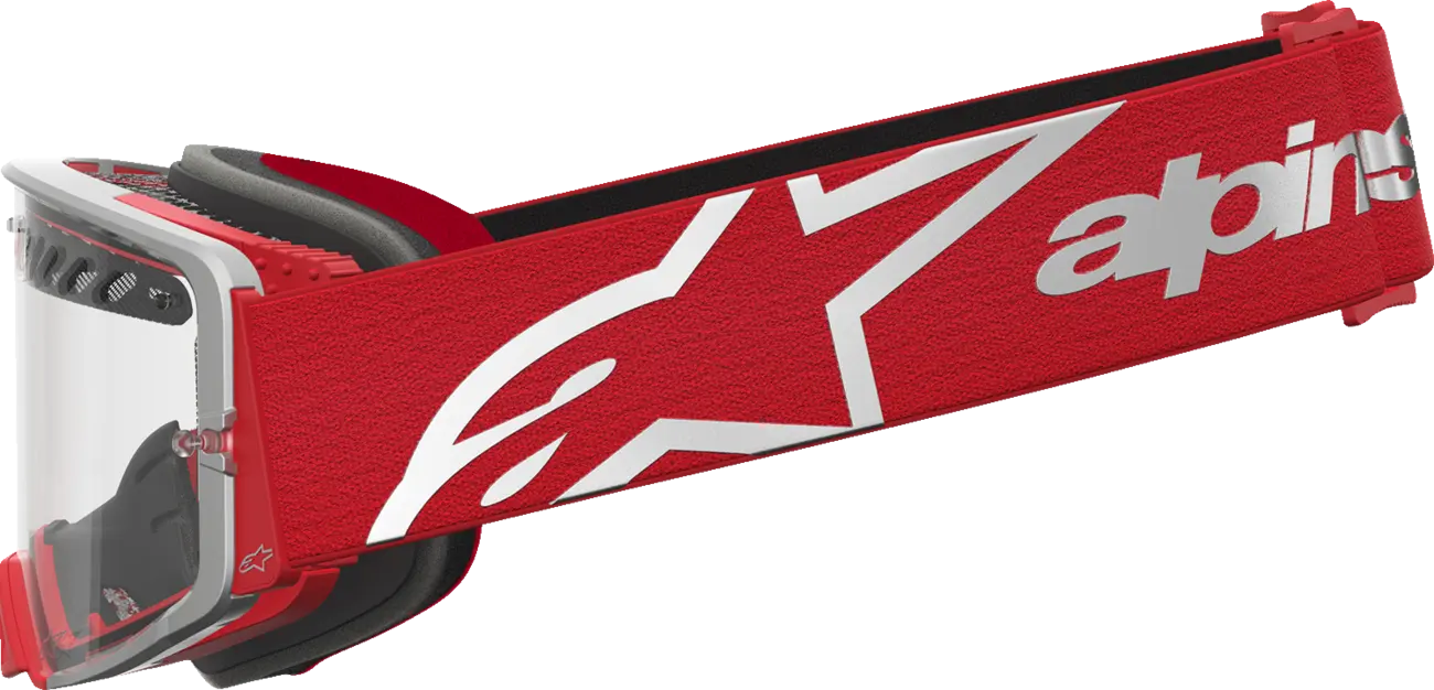 Alpinestars Crossbril Supertech Dura Air Fluid Red/Silver/Clear