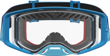 Alpinestars Crossbril Supertech Dura Air Fluid Blue Fade/Silver/Clear