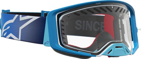 Alpinestars Crossbril Supertech Dura Air Fluid Blue Fade/Silver/Clear