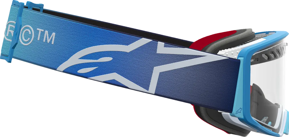 Alpinestars Crossbril Supertech Dura Air Fluid Blue Fade/Silver/Clear