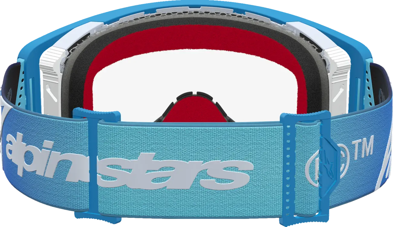 Alpinestars Crossbril Supertech Dura Air Fluid Blue Fade/Silver/Clear